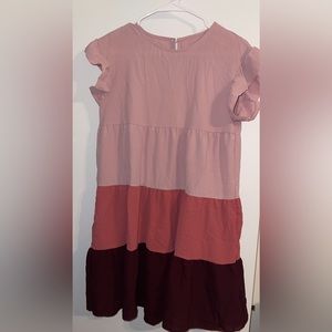 Shein Ombré tiered dress